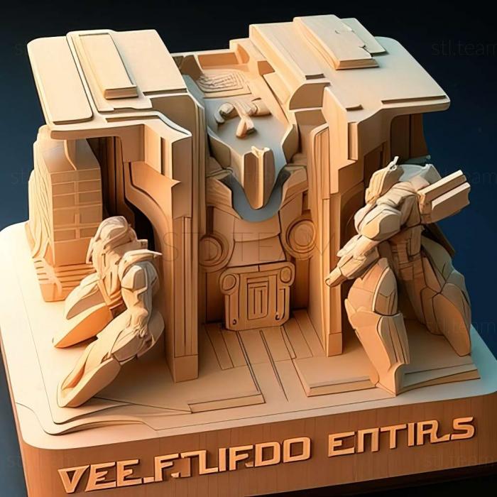 3D модель Игра Zettai Geigeki Wars Metropolis Defenders (STL)